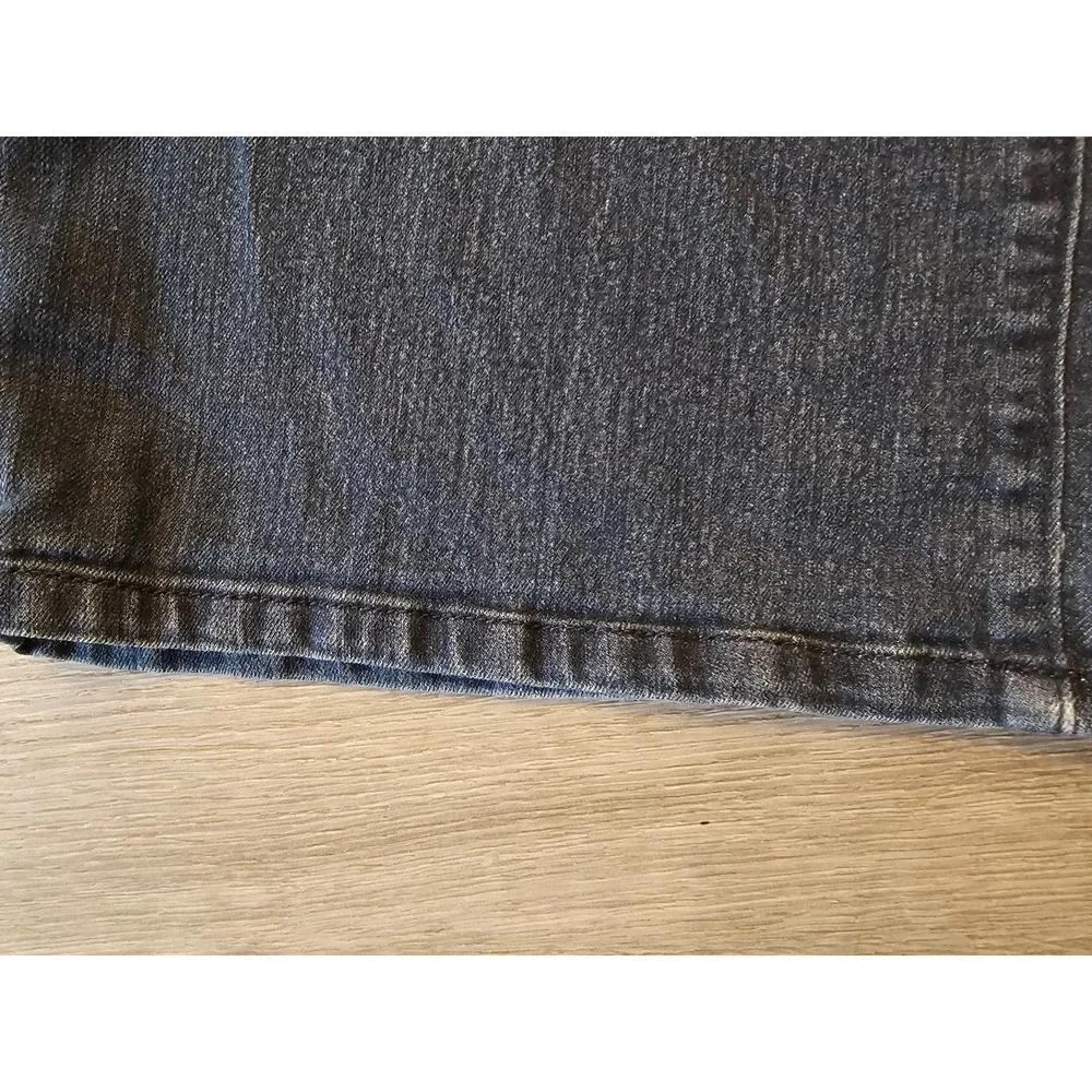Michael Kors Womens Straight Leg Dark Wash Lightweight Stretch Jeans Plus 24W